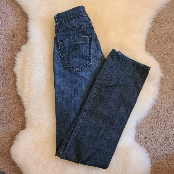 James Jeans Dry Aged Denim Hunter Straight Leg  Dark Wash Jeans - Picture 9 of 9